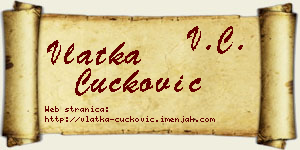 Vlatka Čučković vizit kartica
